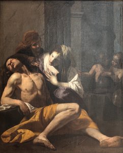 聖イレーヌに癒された聖セバスチャン 作： Antonio de Bellis